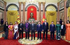 Президент принимает верительные грамоты от послов Чили, ОАЭ и Шри-Ланки 