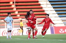 Вьетнам победил Мьянму в женском футболе на Играх ЮВА
