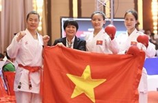 Вьетнамские каратисты завершают соревнования на SEA Games 32 с шестью золотыми медалями