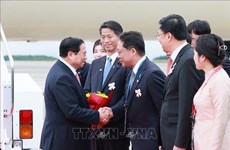 Премьер-министр Фам Минь Тьинь прибыл в Хиросиму, начиная участие в саммите G7 и рабочий визит в Японию