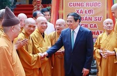 Премьер-министр Фам Минь Тьинь поздравил с Днем рождения Будды в 2023 году, или 2567 году по буддийскому календарю