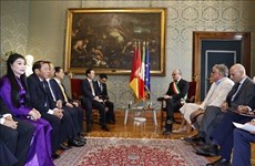 Президент Вьетнама Во Ван Тхыонг встретился с мэром Рима Роберто Гуальтьери 