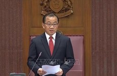 Поздравительная телеграмма Председателю Парламента Сингапура