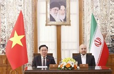 Председатель НС Выонг Динь Хюэ и спикер парламента Ирана провели совместную пресс-конференцию