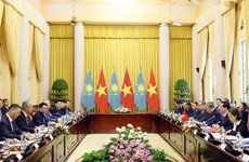 Президент Во Ван Тхыонг имеет переговоры с Президентом Республики Казахстан