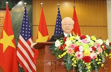Выступление генерального секретаря ЦК КПВ перед прессой после переговоров с президентом США