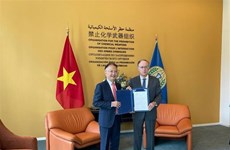Вьетнам продвигает сотрудничество с Организацией по запрещению химического оружия
