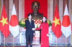 Вице-президент Во Тхи Ань Суан провела встречу с наследным принцем и принцессой Японии