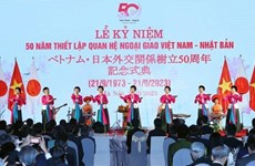 Церемония, посвященная 50-летию установления дипломатических отношений между Вьетнамом и Японией