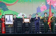 Председатель НС принял участие в церемонии, посвященной 60-летию города Винь