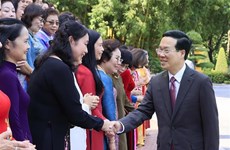 Президент Во Ван Тхыонг встретился с Ассоциацией женщин-предпринимателей Вьетнама