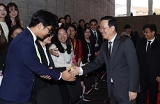 Президент Во Ван Тхыонг посетил Университет Кюсю (Япония)