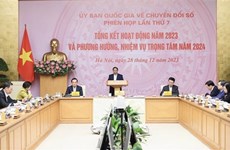 Премьер-министр Фам Минь Тьинь подтвердил ощутимые результаты цифровой трансформации в 2023 году
