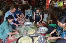 Иностранные туристы отпразднуют традиционный вьетнамский Тэт в древней столице Хюэ
