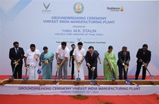 VinFast заложил фундамент интегрированного завода по производству электромобилей в Индии