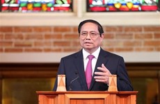 Премьер-министр Вьетнама выступил с программной речью в Университете Виктории в Веллингтоне