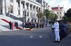 Премьер-министр Новой Зеландии председательствовал на церемонии приветствия вьетнамского коллеги