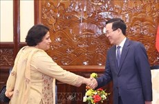 Президент Во Ван Тхыонг принял покидающего свой пост посла Пакистана во Вьетнаме