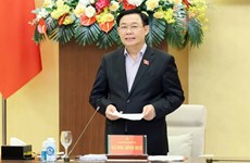 Председатель НС Выонг Динь Хюэ провел рабочую встречу с постоянным бюро парткома провинции Нгеан
