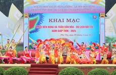 В провинции Футхо открылся фестиваль храма королей Хунгов