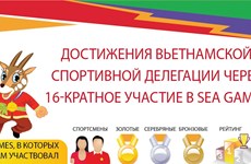 Достижения Вьетнамской спортивной делегации через 16-кратное участие в SEA Games