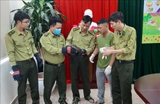 Национальный парк Кук Фыонг принял двух животных, занесенных в Красную книгу Вьетнама
