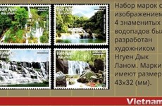 Выпущены марки с изображением 4 знаменитых водопадов Вьетнама