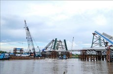 Кантхо: соединяются последние участки моста Чан Хоанг На