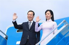 Президент Во Ван Тхыонг отправляется с официальным визитом в Японию