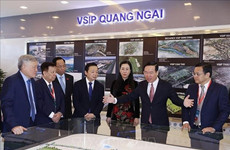 Президент Во Ван Тхыонг принял участие в церемонии, посвященной празднованию 10-летия VSIP в Куангнгае