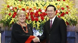 Президент Во Ван Тхыонг принял бывшего президента Чили