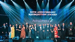 Компания AstraZeneca была отмечена наградой за вклад в развитие здравоохранения Вьетнама