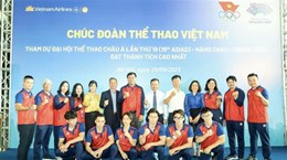 Спортивная делегация Вьетнама отправляется на ASIAD-19 в Китай