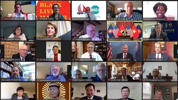 Онлайн-церемония в честь 25-летия вьетнамско-американских отношений