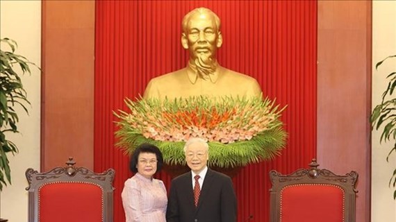Генсек ЦК КПВ: Вьетнам поддерживает национальное развитие Камбоджи