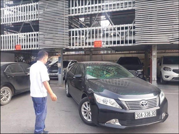 Ханои услуга поиска парковочных мест через iparking hinh anh 1