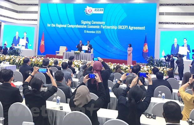 Официально подписано Всеобъемлющее региональное экономическое партнерство hinh anh 1