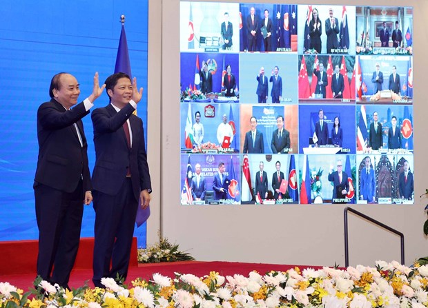 Год председательства АСЕАН 2020 Вьетнама: ВРЭП - яркая цветная область на мировои экономическои картине hinh anh 1