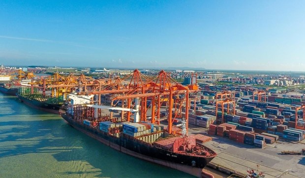 Объем товаров, идущих через морские порты Вьетнама, неуклонно растет несмотря на эпидемию COVID-19 hinh anh 1