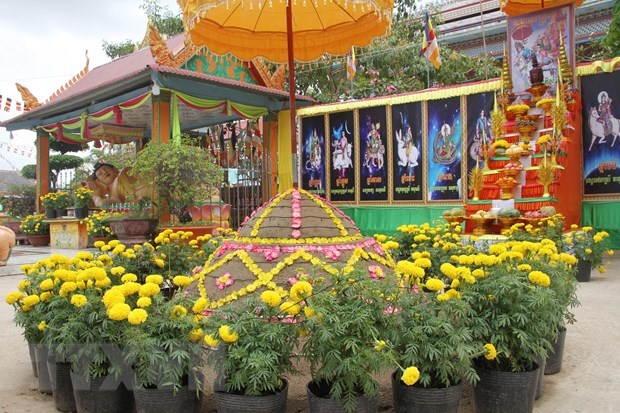 Традиционныи новыи год «Чол Чнам Тхмаи» – самыи большои праздник кхмеров hinh anh 1