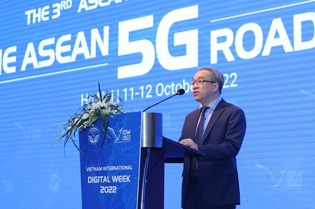 На конференции АСЕАН по 5G был обсужден план продвижения и развертывания сетеи 5G hinh anh 1