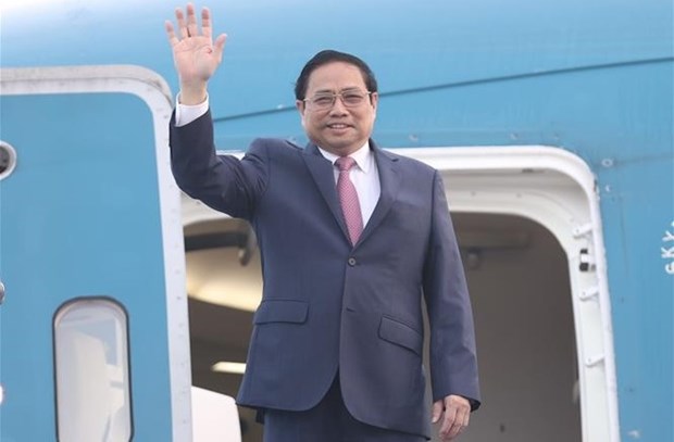 Премьер-министр Фам Минь Тьинь отбыл с официальным визитом в Камбоджу hinh anh 1