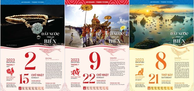 «Страна, увиденная с моря»: Календарь, посвященныи красоте моря и островов Вьетнама hinh anh 2