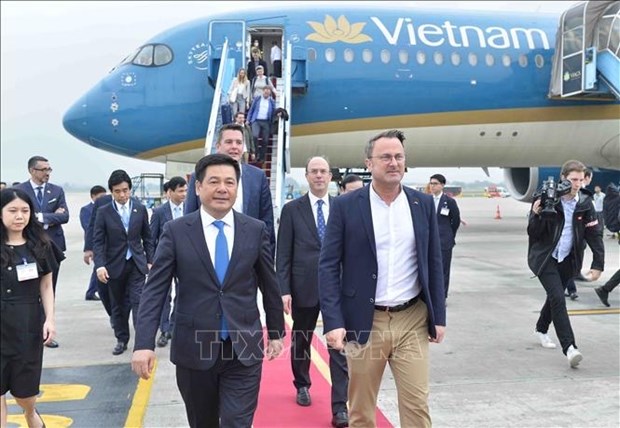 Премьер-министр Люксембурга начинает официальныи визит во Вьетнам hinh anh 1