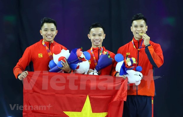 SEA Games 30: «Золотои день» вьетнамского спорта – 80-ая золотая медаль hinh anh 1