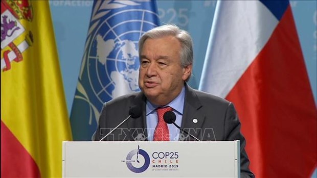 Генсек ООН разочарован итогами конференции COP25 в Мадриде hinh anh 1