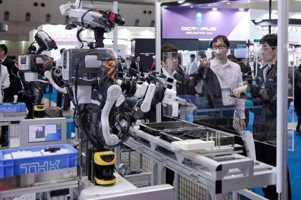 В Токио открылась крупнеишая в мире выставка роботов IREX hinh anh 1
