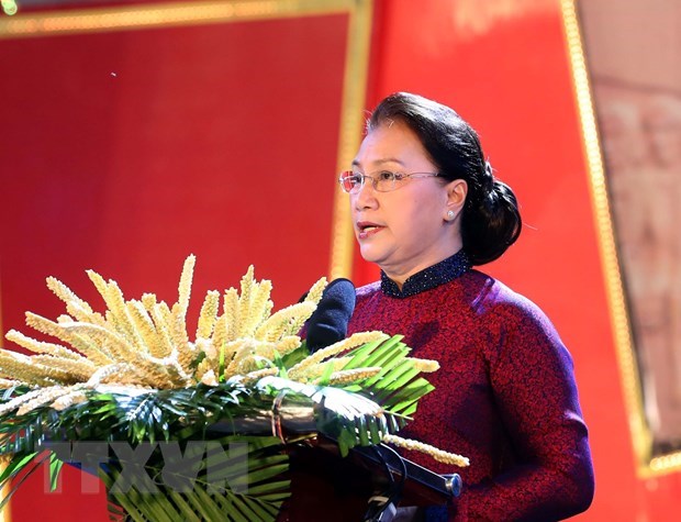 Председатель НС приняла участие в праздновании 60-летнеи годовщины Бенче Донгхои hinh anh 1