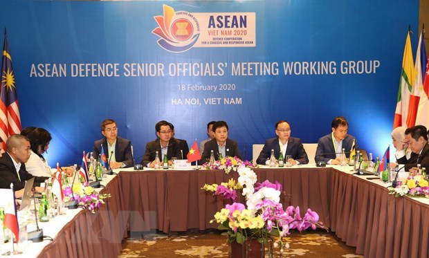 Заседание рабочеи группы старших должностных лиц по обороне АСЕАН hinh anh 1