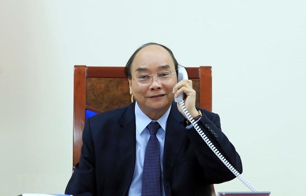 Лидеры Вьетнама и Филиппин провели телефонные переговоры hinh anh 1